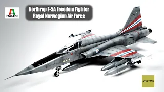 NORTHROP F-5A FREEDOM FIGHTER - NORWEGIAN AIR FORCE -MODEL KIT ITALERI - 1/72 - AIRCRAFT.