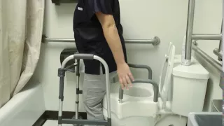 Toileting after hip replacement