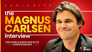 Tradition continues | The Magnus Carlsen interview after World Rapid and Blitz 2023