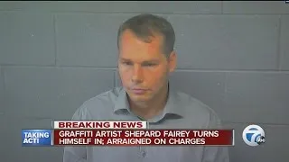 Graffiti artist Shepard Fairey charged