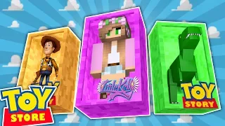 Minecraft TOYSTORE : WOODY AND BUZZ LIGHTYEAR MOVE IN! w/LittleKellyandCarly (CustomRoleplay)