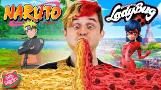 COMI O MIOJO DO NARUTO !!! | Gato Galactico