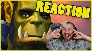 CROSSROADS CINEMATIC REACTION | No More Factions? Jaina and Thrall Cinematic World of Warcraft BfA