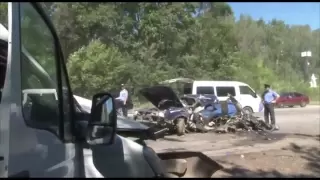 Страшное ДТП на трассе Тула-Новомосковск