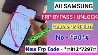 WITHOUT PC 2024:- All Samsung FRP Bypass Android 13 New Update | No Code *#0*# No Enable Adb Fail