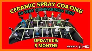 Ultimate Ceramic Spray Coating Test UPDATE 09 - 20 products compared - 5 MONTH UPDATE More Failures?