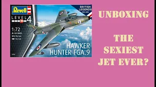 Revell 1/72 Hawker Hunter unboxing