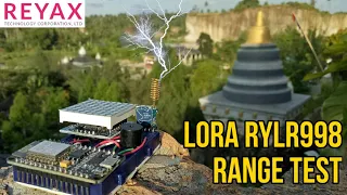 Test Range LoRa RYLR998 in Sub Urban #reyax