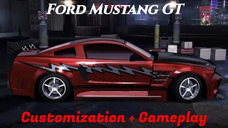 NFS CARBON | Ford Mustang GT | Customization and Gameplay