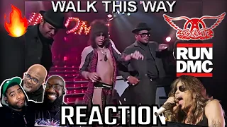 WHEN ROCK AND HIP-HOP COLLIDE! Hip Hop guys REACT to RUN DMC - Walk This Way  ft. AEROSMITH