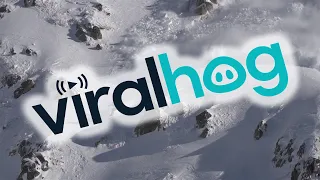 Avalanche in the Heart of the Pyrenees || ViralHog