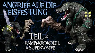 Schleich ® Eldrador ® Creatures - Kampfkrokodil & Superwaffe / Angriff auf die Eisfestung - Teil 2