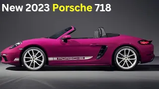 New 2023 Porsche 718 Style Edition models | First Look