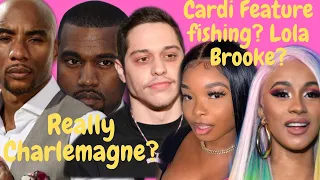 Fans accuse Cardi B of fishing feature from Lola Brooke. Charlamagne , Pete Davidson &  Kanye West