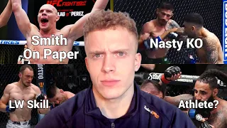 Did We Just See Smith ON PAPER? My UFC Fight Night Full Card Recap For Nicolau vs Perez