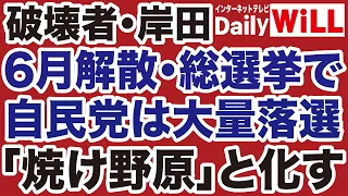 【岩田温】岸田総理「6月解散」で自民党「大量落選」焼け野原に【デイリーWiLL】