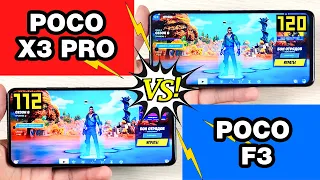 POCO X3 PRO vs POCO F3 🔥 - GAMING TEST🔥 БОЛЬШОЕ СРАВНЕНИЕ В ИГРАХ! FPS + НАГРЕВ!