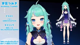 【Live2D showcase】木密つみき Live2D model【Vtuber】