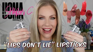 Trying the Brand New "Lips Don't Lie" Lipsticks from Uoma by Sharon C