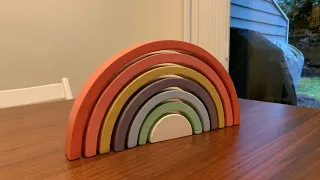 Wooden Rainbow - Simple Jigsaw Toy