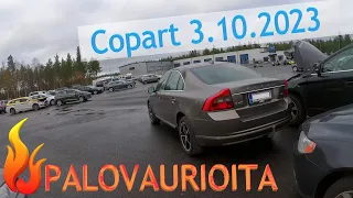 Copart kierros 3.10.2023 - BMW:n kärähtävät akkukaapelit, Jenkki Pickup ja muita herkkuja.