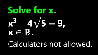 A Nice Cubic Equation | Using A Simpler Approach | Factorisation | Vieta's Formula.