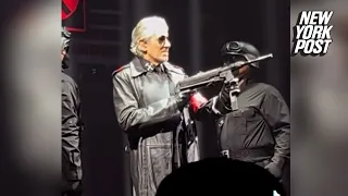 Roger Waters dresses up as Nazi officer: ‘Desecrating the memory of Anne Frank’ | New York Post