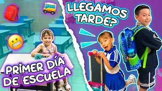 Vamos a clases POR PRIMERA VEZ| regresamos A LA ESCUELA 😊| Los Molina