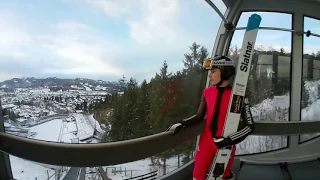 Skispringen Oberstdorf: Fliegen wie ein Vogel - VR 360°-Video