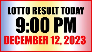 Lotto Result Today 9pm Draw December 12, 2023 Swertres Ez2 Pcso