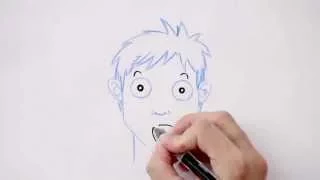 Dessiner une expression du visage : la surprise (Hellokids)