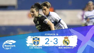 RESUMEN Y GOLES UDG TENERIFE vs REAL MADRID CF FEMENINO | Jornada 3 | FINETWORK LIGA F