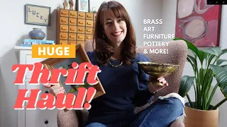 HUGE THRIFT HAUL | Vintage Home Decor Reseller