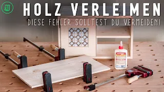 Diese FEHLER solltest Du beim Holz VERLEIMEN vermeiden! | Schrank aus Paletten #4 | Jonas Winkler