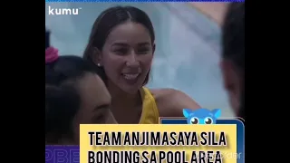 #kyji team anji ang saya after sa kanilang laro, pero naisip din nila ang kabilang grupo