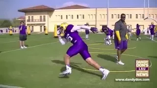 LSU Football Spring Practice - Miscellaneous Drills, March 15, 2016