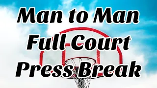 Man to Man Basketball Full-Court Press Break