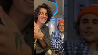 Shawn Mendes + Justin Bieber Instagram IG Live 11/19/2020