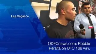 UFC 168: Robbie Peralta on KO win over Estevan Payan