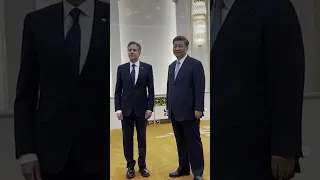US Secretary of State Antony Blinken meets Chinese President Xi Jinping