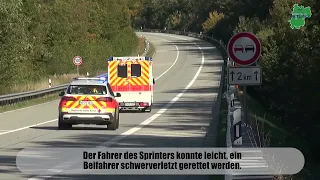 06.10.2022 - Tölicher Unfall auf der A48 bei Dernbach