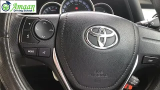 Pre Drive Test and Car Controls VicRoads Driving Test in Toyota Corolla 2015.