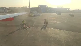 Sukhoi Superjet 100-95LR Посадка в Белгороде, Руление / Landing at Belgorod , Taxiing