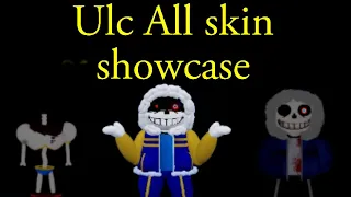 (100 sub special) all skin showcase in  Undertale last corridor