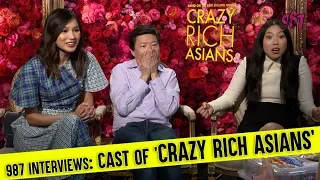 987 Interviews the Cast of Crazy Rich Asians - Awkwafina, Ken Jeong & Gemma Chan