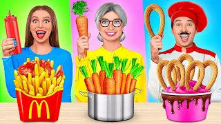 Me vs Grandma Cooking Challenge | Funny Food Situations by TeenDO Challenge