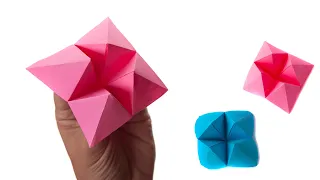 Как сделать простую подвижную игрушку |  Оригами гадалка| How To Make A Fortune Teller Out Of Paper