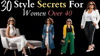 Best Outfits For 40 Plus Year Old Women - Dressing Tips!