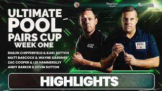 Ultimate Pool Pairs Cup 2022 Highlights Show - Week 1