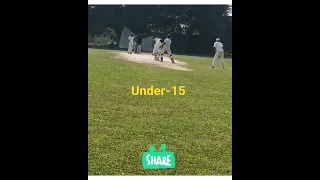 Kid Cricketer Aarav Vashistha - Under-15 Test Match